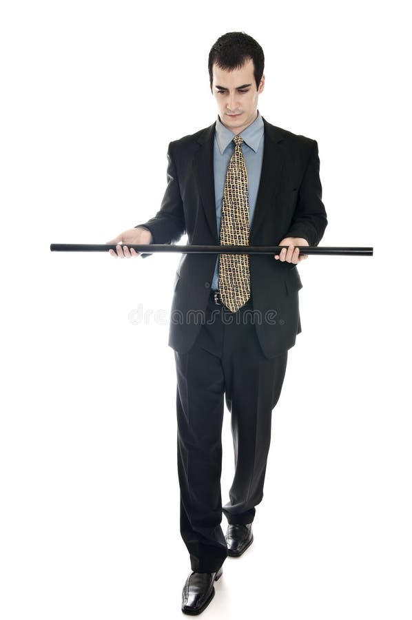 Homem e balanço de negócio imagens de stock Homem e balanço de negócio imagens de stock