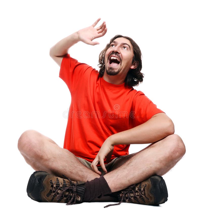 Homem feliz imagens de stock royalty free Homem feliz imagens de stock royalty free