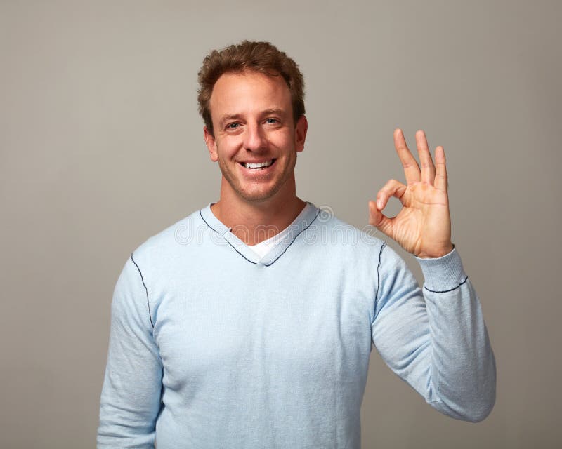 Homem feliz imagem de stock Homem feliz imagem de stock