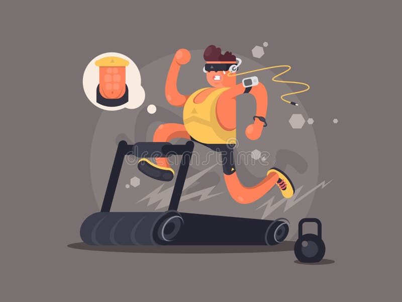 Homem novo que corre na escada rolante ilustração royalty free Homem novo que corre na escada rolante ilustração royalty free