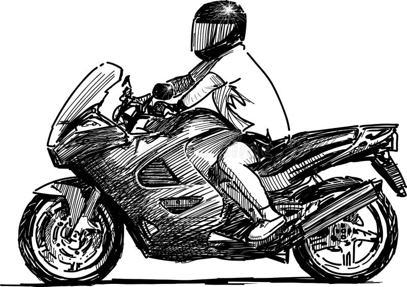 Moto de desenho animado ilustração stock. Ilustração de vetor - 191429577