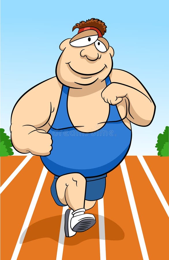 Homem Running ilustração do vetor Homem Running ilustração do vetor