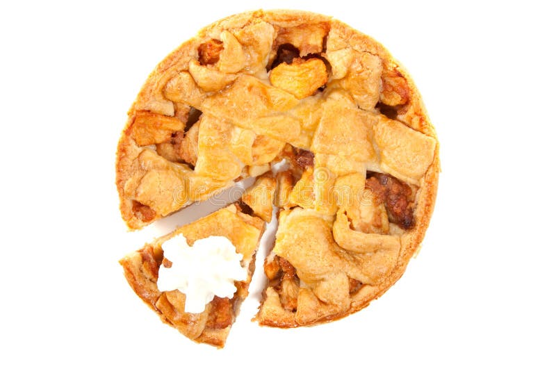 A homemade apple-pie