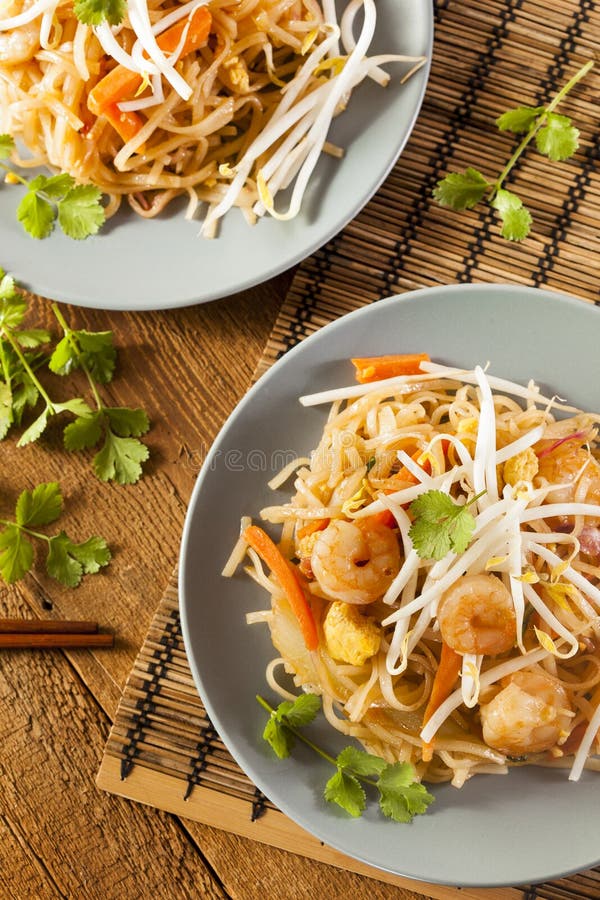 Homemade Asian Pad Thai stock image. Image of cuisine - 31395057