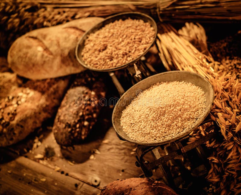 Homemade baked goods stock photo. Image of barley, home - 50887418