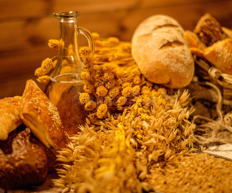 Homemade baked goods stock photo. Image of goods, harvest - 50887430