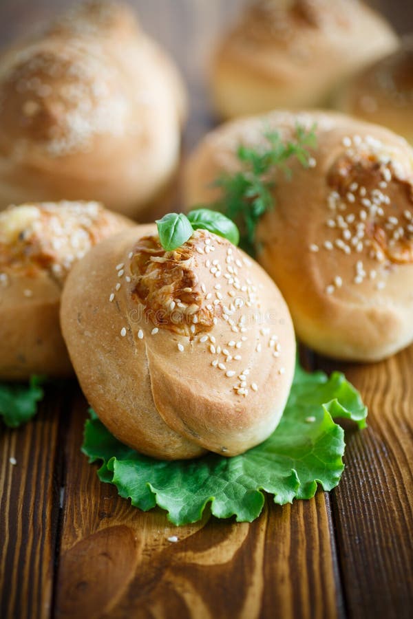 Homemade Bread Loaf with Cheese Inside Stock Photo Image of inside