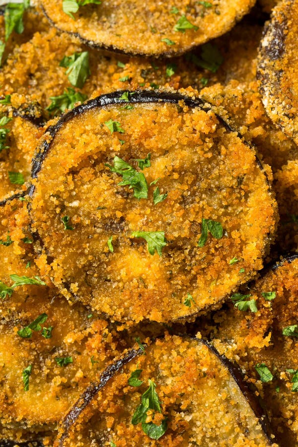 Homemade Breaded Baked Eggplant Stock Photo Image of nutrition, meal