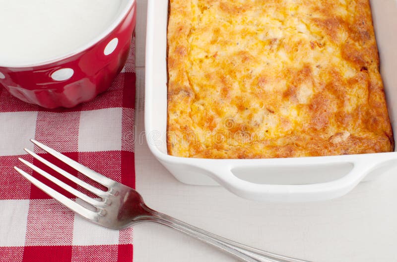 Homemade breakfast casserole