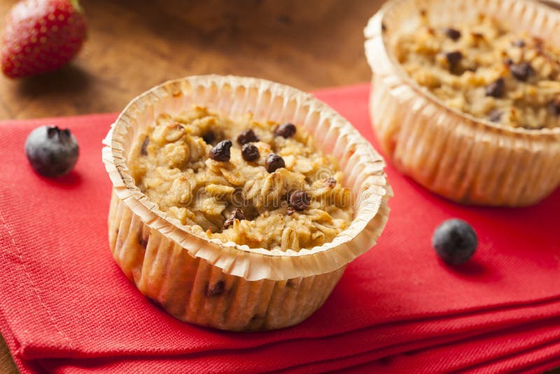 Homemade Breakfast Oatmeal Muffins Stock Photo Image of muffins, meal