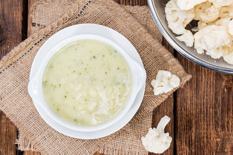 Homemade Cauliflower Soup