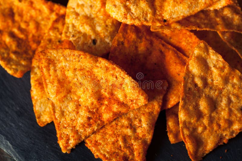 Homemade Chili Lime Tortilla Chips Stock Image Image of nachos