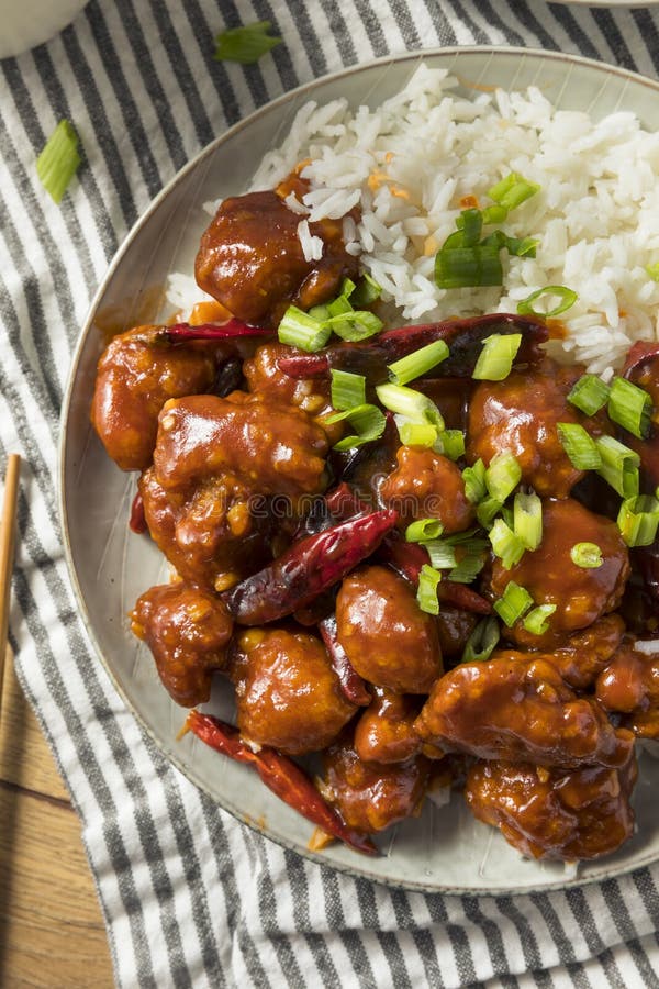 Homemade Chinese General Tsos Chicken Stock Photo - Image of delicious ...