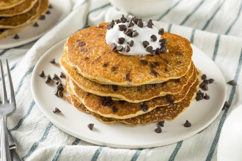 Homemade Chocolate Chip Pancakes