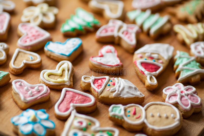 Christmas Cookies In Baking Pan Stock Photo, Picture and Royalty Free  Image. Image 48784897.