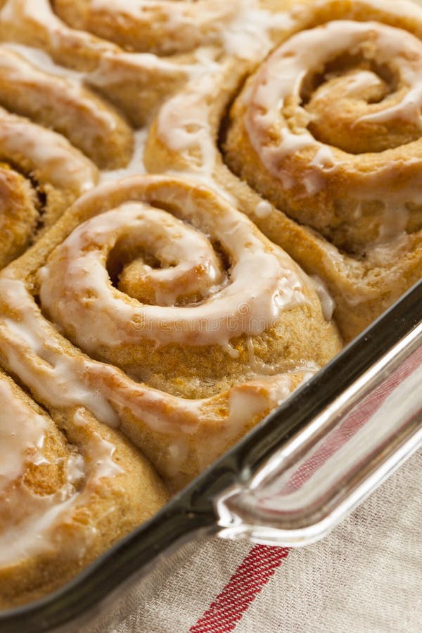 Homemade Cinnamon Roll Sticky Buns Stock Image Image of cinnamon