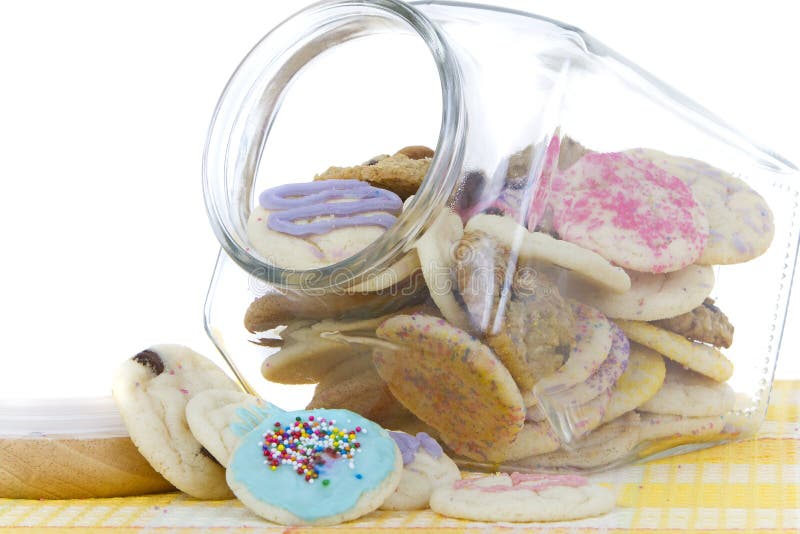 Homemade cookies in Jar