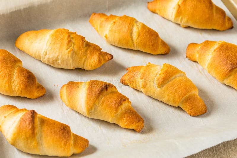 Homemade Croissant Crescent Rolls Stock Photo Image of golden, dinner 267934134