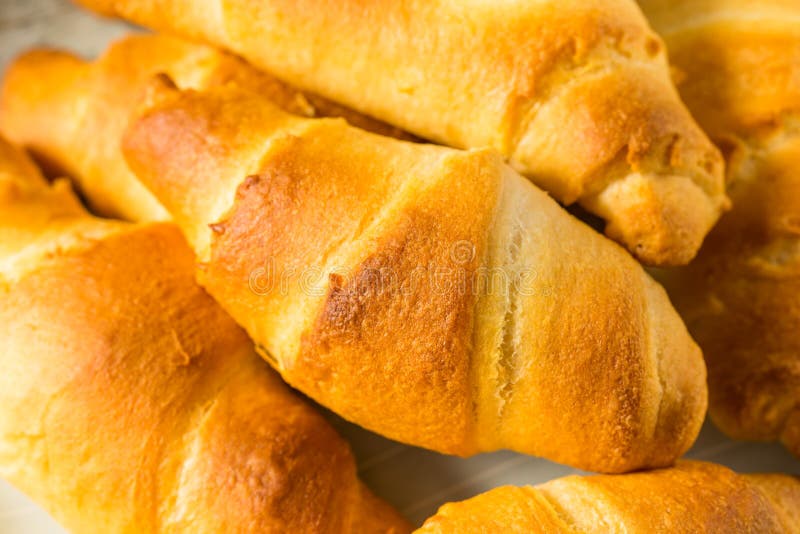 Homemade Croissant Crescent Rolls Stock Image Image of gold, breakfast 267934169