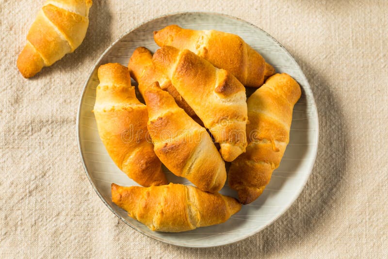 Homemade Croissant Crescent Rolls Stock Image Image of crust, delicious 267934173