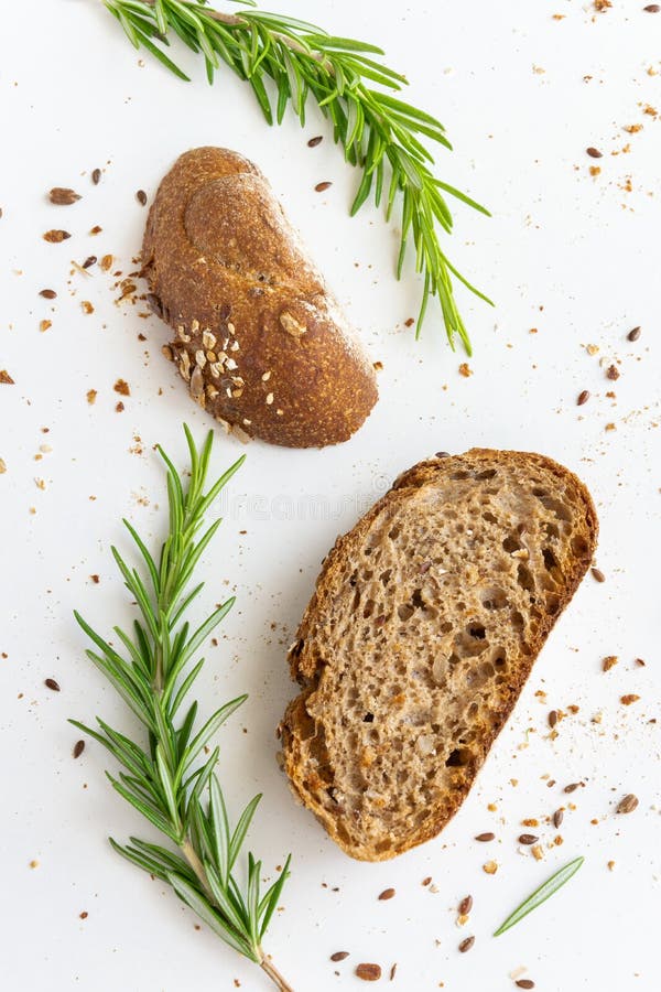 Homemade crusty herb bread stock image. Image of farmhouse 187669849