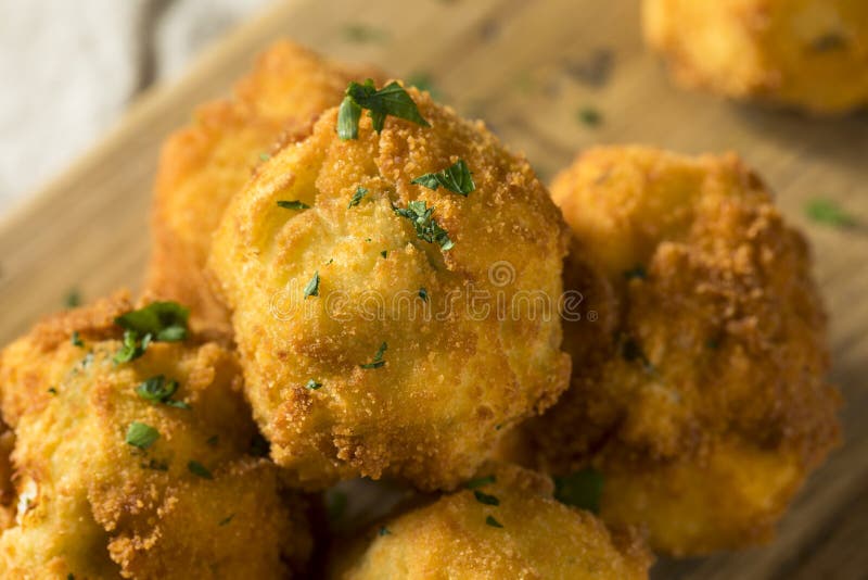 Homemade Deep Fried Potato Croquettes Stock Image Image of potato