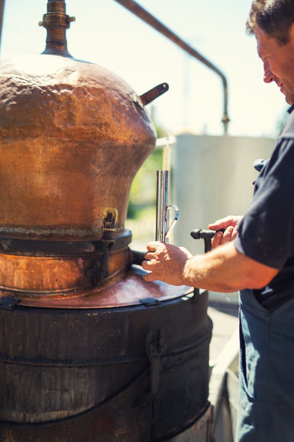 Homemade Distillery for Making Brandy Stock Image Image of distillery