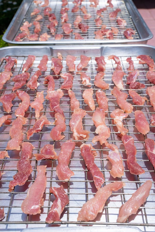 Homemade Dried Pork Thai Food Stock Image Image of thai, food 181451037