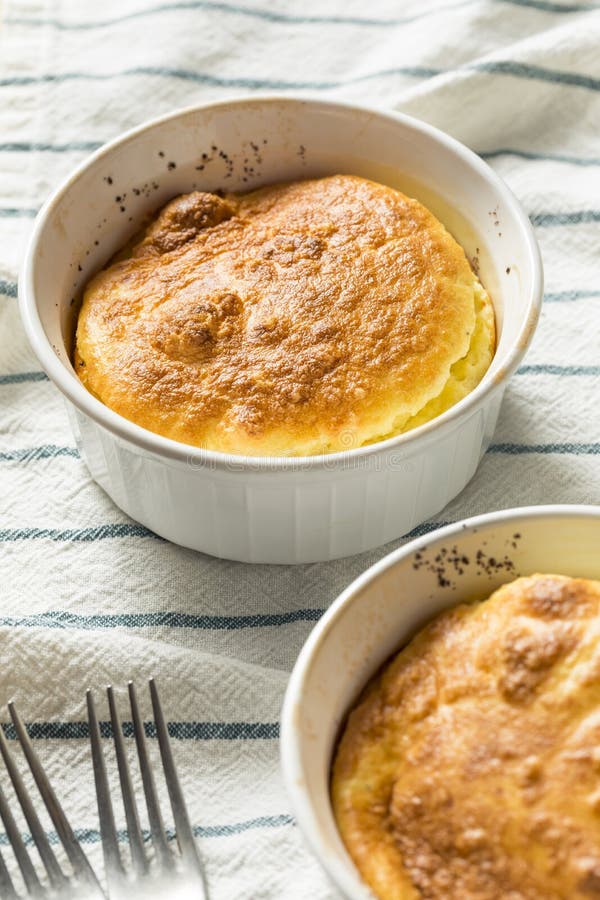 Homemade Egg and Cheese Souffle Stock Photo - Image of dinner