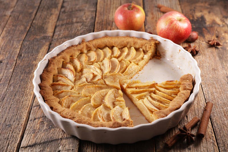 Homemade gourmet apple pie stock image. Image of food 169855983