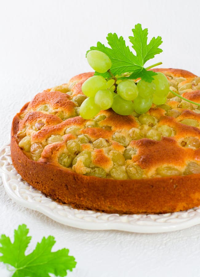 Homemade grapes cake stock photo. Image of baked, sweet 13040792