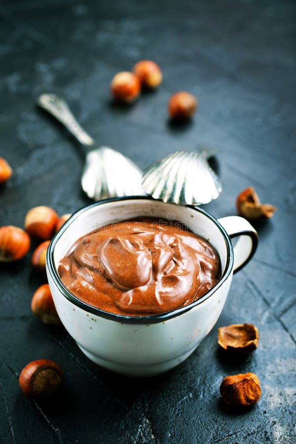 Hazelnut spread stock image. Image of bean, black, bitter 120158239
