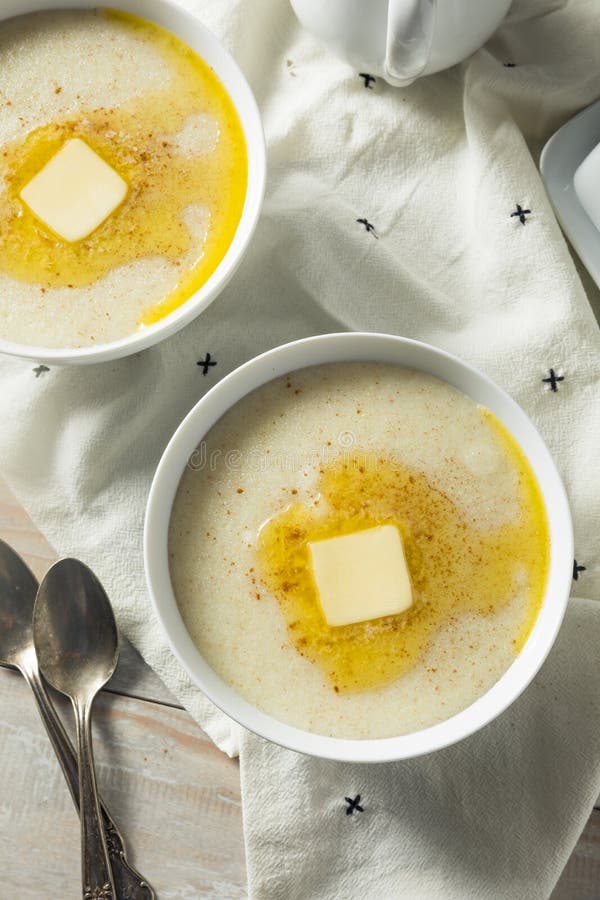 Homemade Healthy Creamy Wheat Farina Porridge Stock Photo - Image of ...