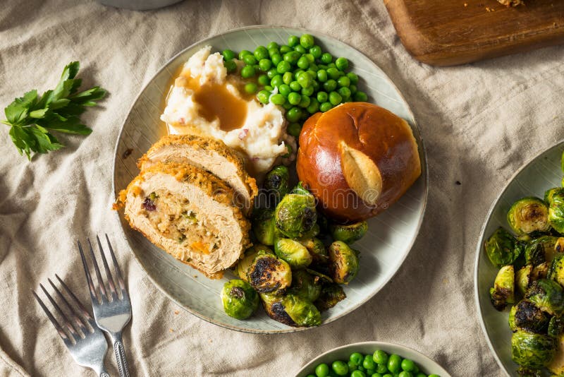 Homemade Holiday Vegan Thanksgiving Roast. For the Holidays stock images