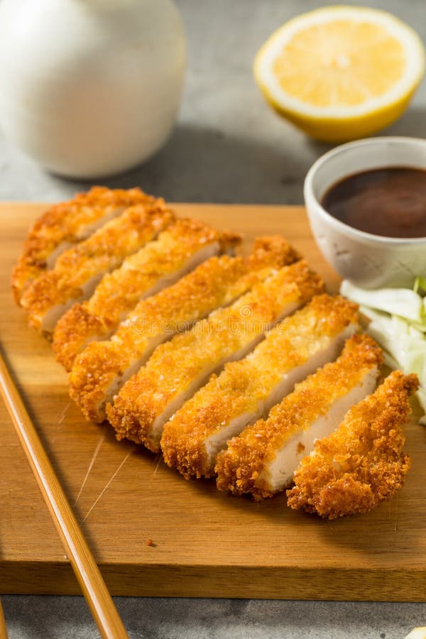 Homemade Japanese Chicken Tonkatsu Stock Photo - Image of asian, katsu ...