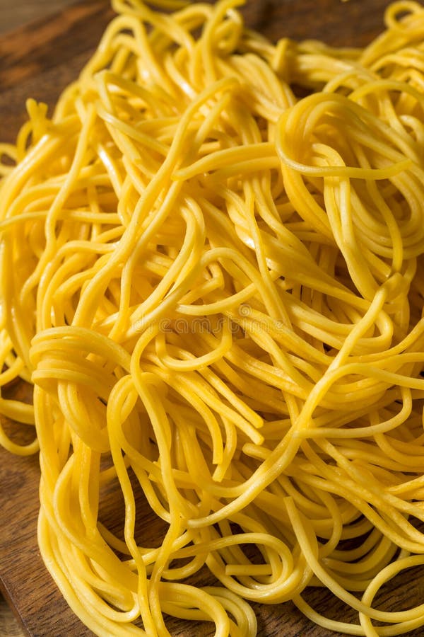 Homemade Japanese Yakisoba Egg Noodles Stock Photo - Image of yellow