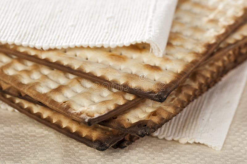 Homemade Kosher Matzo Crackers Stock Image Image of symbol, pattern