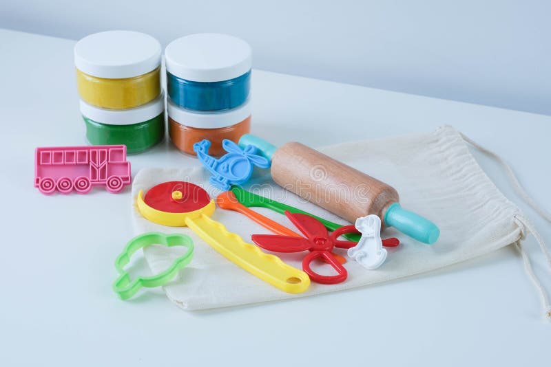 Homemade Modeling Clay Tools Kit Stock Photo - Image of making, material:  253884814