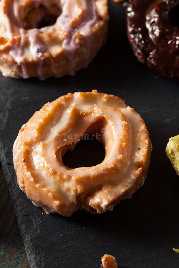 Homemade Old Fashioned Donuts Stock Image Image of glazed, deep 67976419