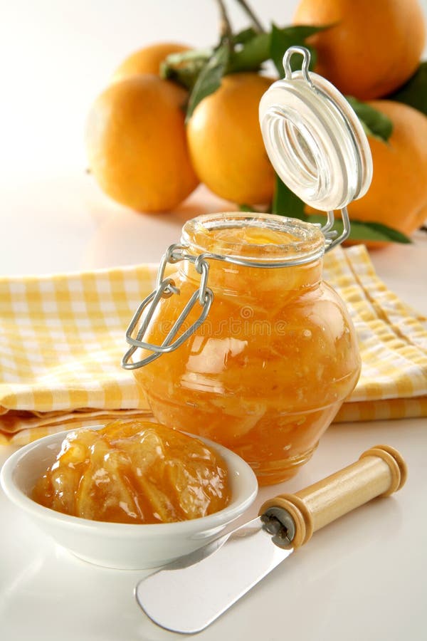 Homemade Orange jam stock image. Image of freshness, drink 2603929