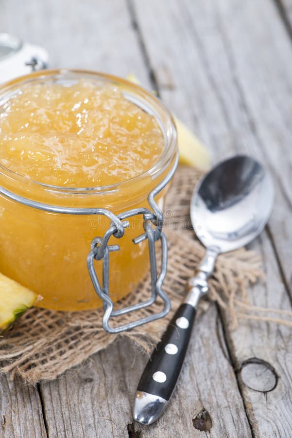 Homemade Pineapple Jam stock image. Image of diet, healthy 36352507