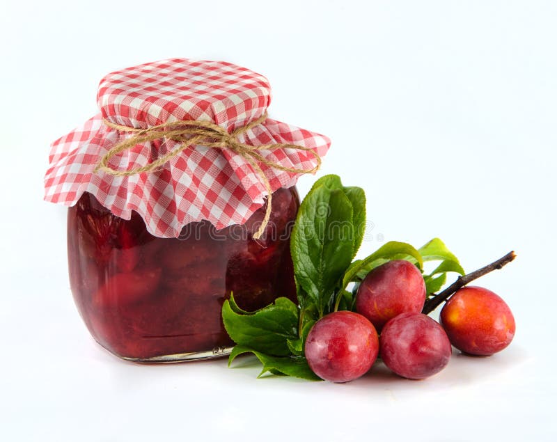 Homemade plum jam stock image. Image of calorie, breakfast 97018355