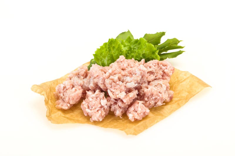 Homemade Pork Minced Meat for Cooking Stock Photo Image of domestic