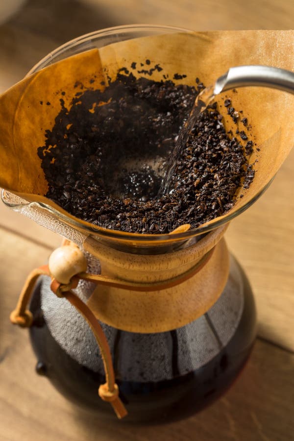 Homemade Pour Over Coffee royalty free stock photography
