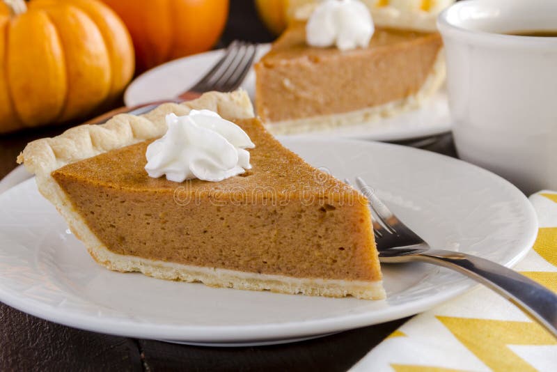 Homemade Pumpkin Pie Slices