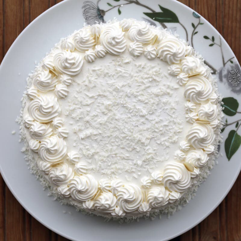 Raffaello cake (almond coconut cake)