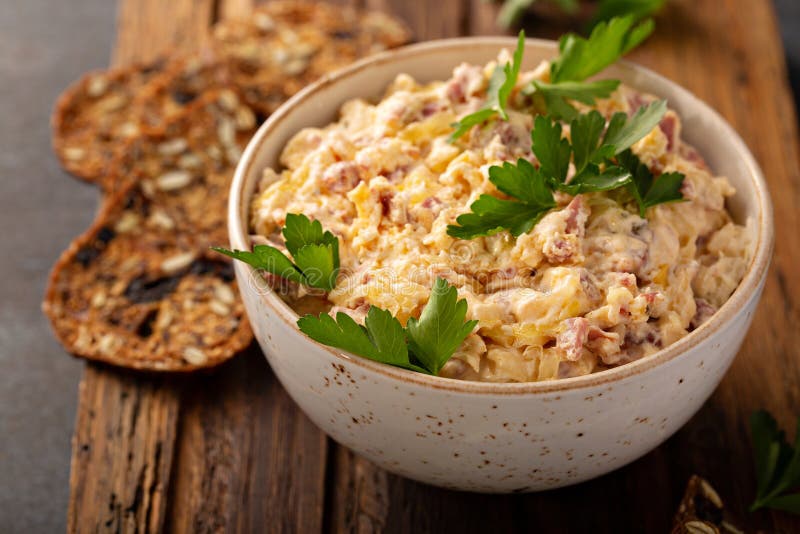 Homemade Reuben Dip with Corned Beef Stock Image Image of roast