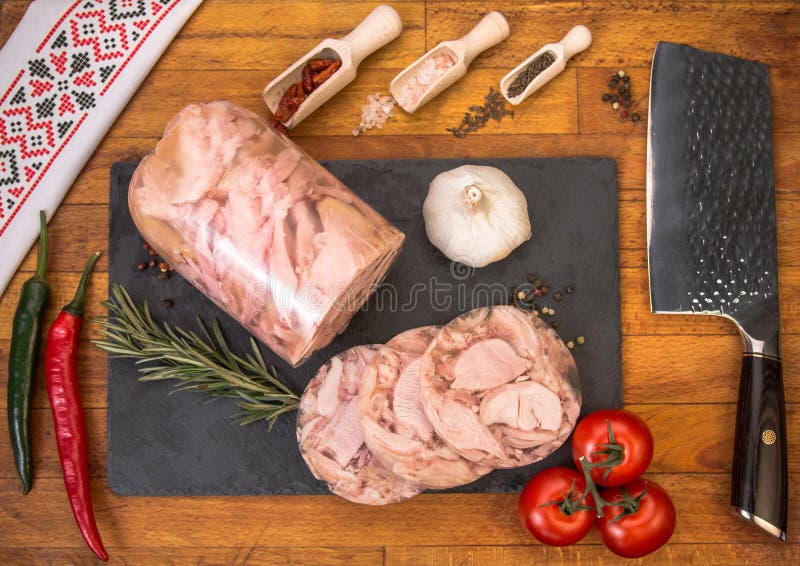Homemade salami stock image. Image of meal, gastronomy 261708731