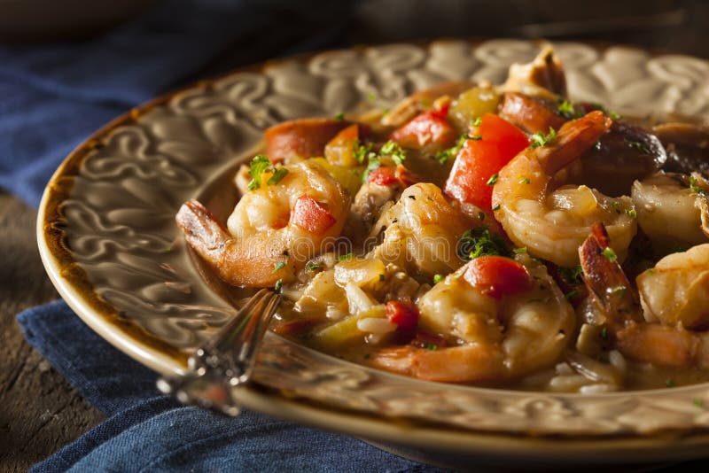 Homemade Shrimp and Sausage Cajun Gumbo