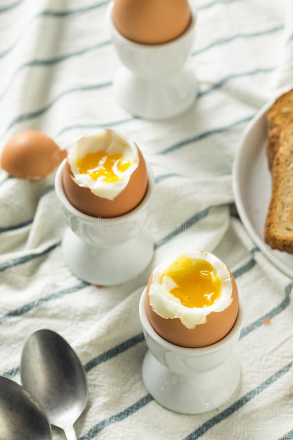 Homemade Soft Boiled Egg in a Cup Stock Image Image of food, morning